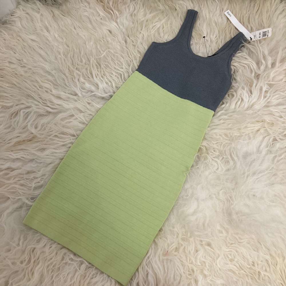 CUT25 BY YIGAL AZROUËL Colorblock Pattern Mini Dress - Picture 9 of 10